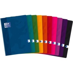 Oxford Libreta Grapada Tapa Blanda Classic A4 Seyes con Margen - Papel de Alta Calidad - Cuadriculado Seyes - Tamaño A4 - Ideal