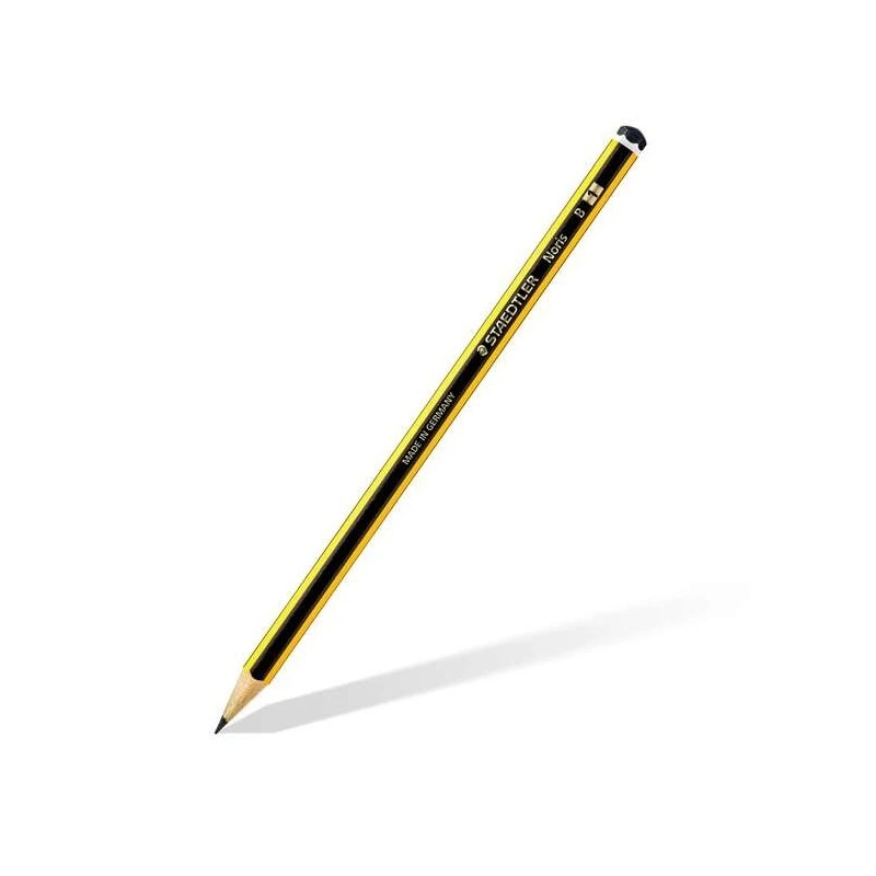 Staedtler Noris 120-1 Crayon Graphite Hexagonal - Mine B - Résistance à la Casse - Bois de Forêts Durables