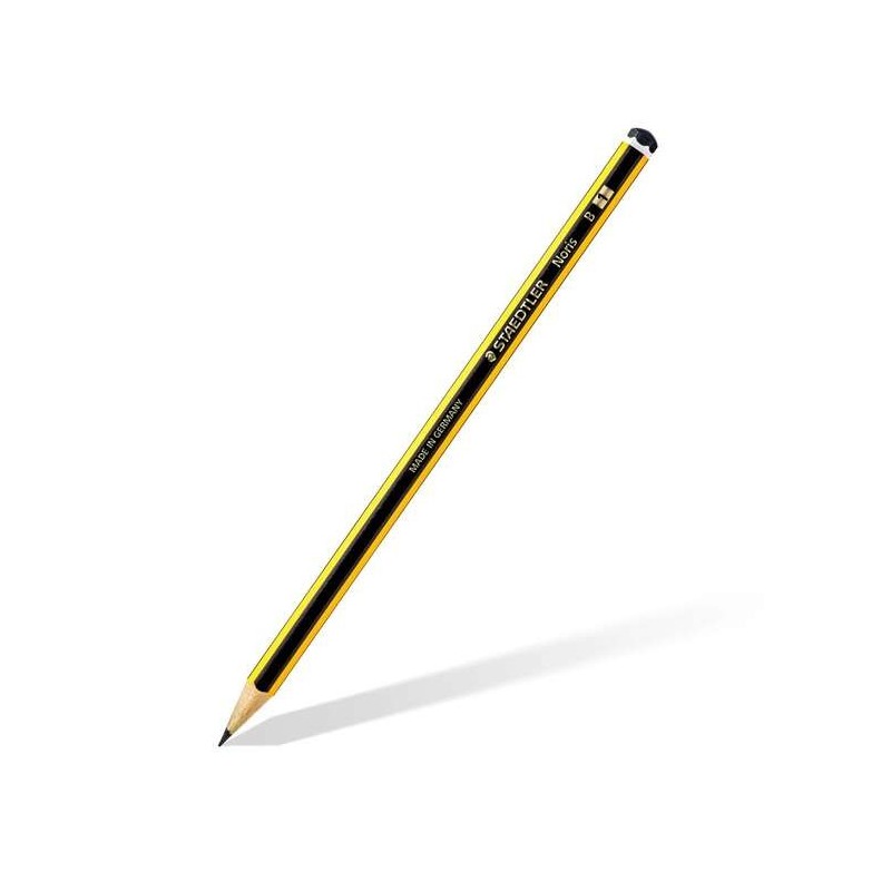 Staedtler Noris 120-1 Hexagonal Graphite Pencil - B Lead - Break Resistance - Wood from Sustainable Forests