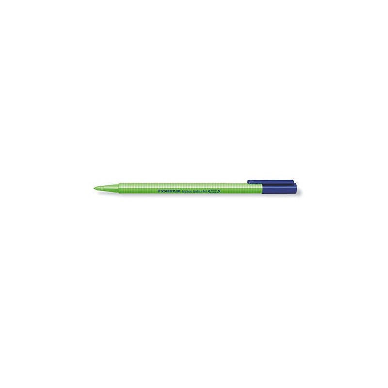 Staedtler Triplus Textsurfer 362 Surligneur Fluorescent - Pointe Biseautée 1 - 4mm Environ - Encre à Base d'Eau - Couleur Vert