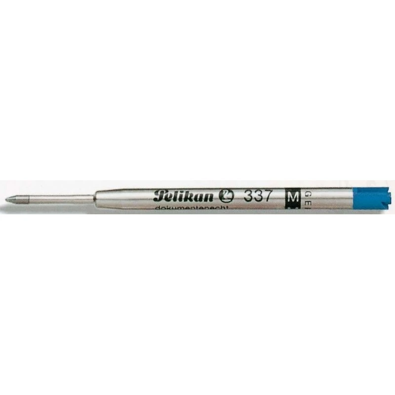Pelikan Recharge pour Stylo à Bille 337 Pointe M - Format International - Couleur Bleu