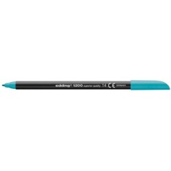 Edding 1200 Rotulador - Punta Redonda - Trazo entre 0.5 y 1 mm. - Tinta con Base de Agua - Color Azul Turquesa