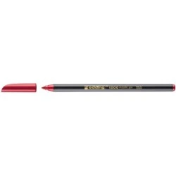 Edding 1200 Marcador - Ponta Redonda - Traço 1mm - Tinta à Base de Água - Cor Vermelho Metalizado
