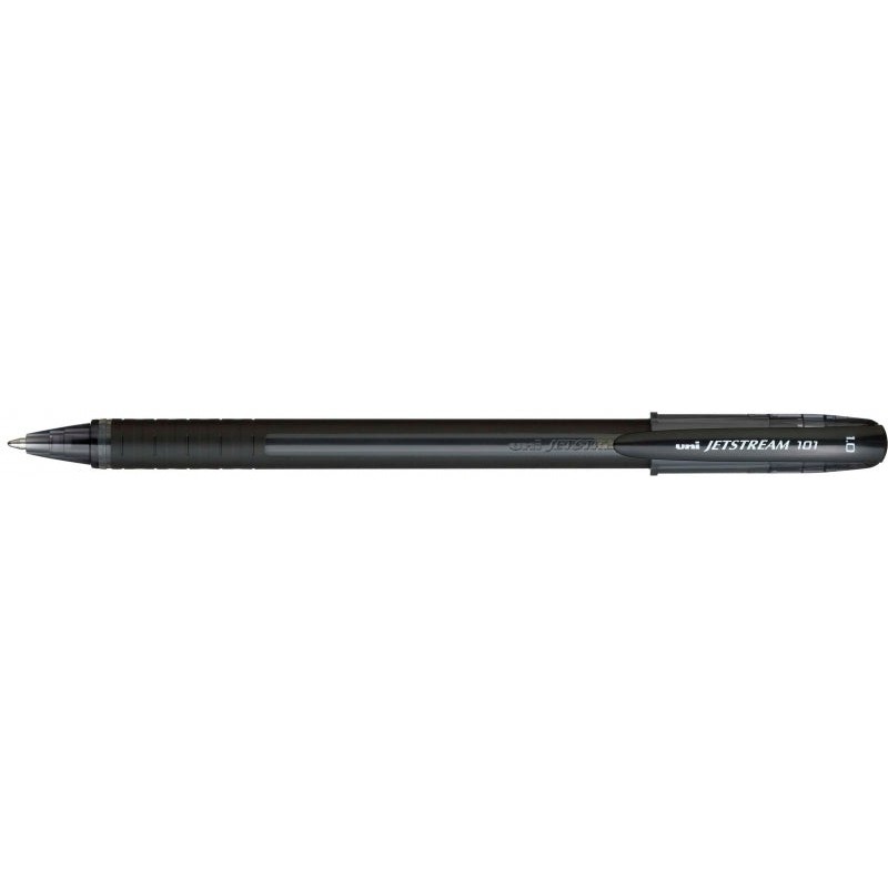 Uni-ball JetStream SX-101-10 Stylo à Bille à Encre - Pointe Bille 1mm - Encre à Séchage Instantané - Idéal pour Gauchers