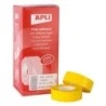 Apli Polypropylene Adhesive Tape 19mm x 33m - Water and Weather Resistant - Easy to Tear by Hand - Ideal for Labelling and