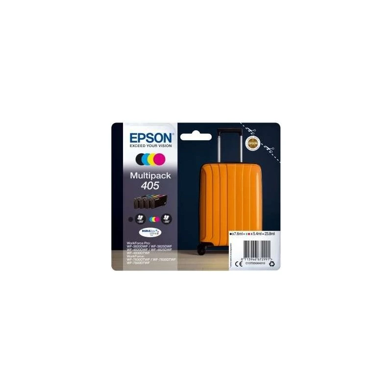 Epson 405 Pack de 4 Cartuchos de Tinta Originales - C13T05G64010