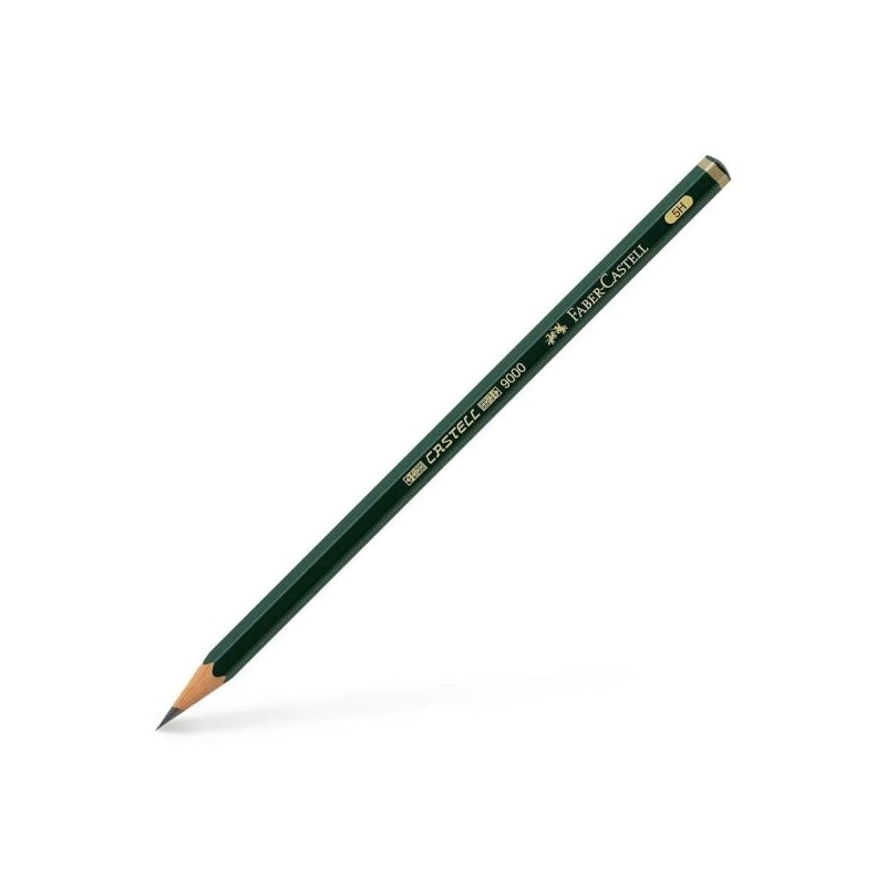 Faber-Castell Castell 9000 Lapiz de Grafito 5H - Mina Resistente a la Rotura - Ecologico