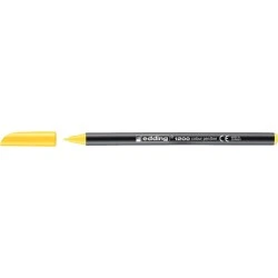Edding 1200 Rotulador - Punta Redonda - Trazo 1mm - Tinta con Base de Agua - Color Amarillo