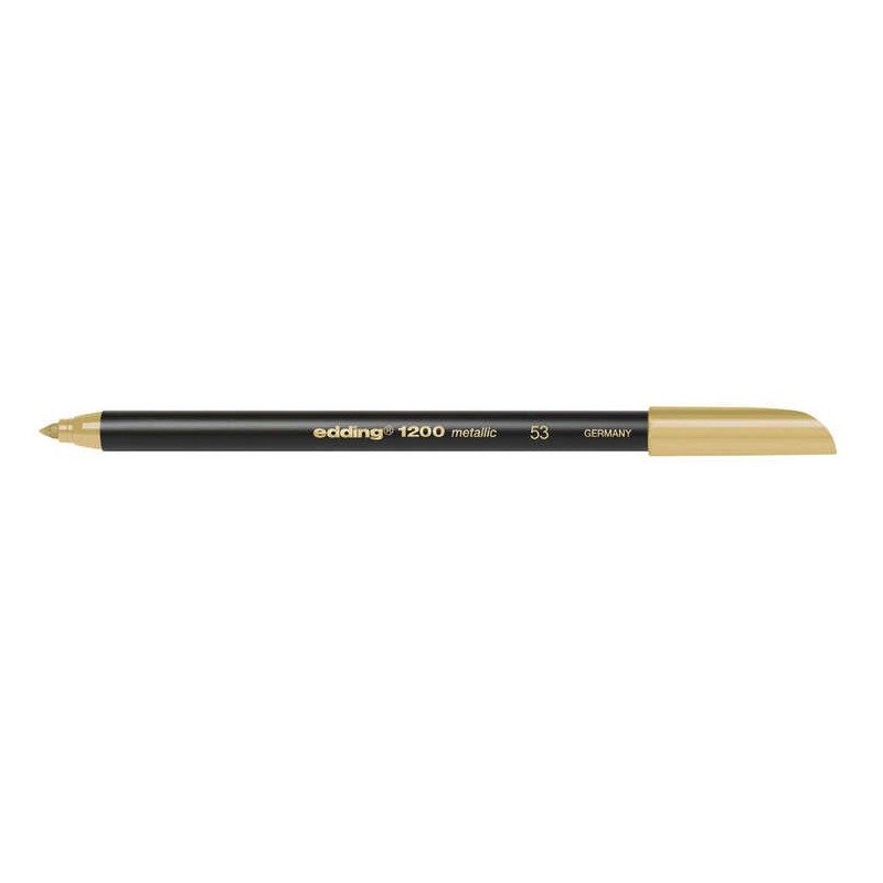 Edding 1200 Marker - Round Tip - 1mm Line Width - Water-Based Ink - Gold