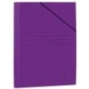 Mariola Carpeta de Carton Plastificado Folio 500gr/m2 - Medidas 34x25cm - Cierre con Goma Elastica - Color Violeta