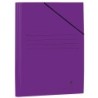 Mariola Carpeta de Carton Plastificado Folio 500gr/m2 - Medidas 34x25cm - Cierre con Goma Elastica - Color Violeta