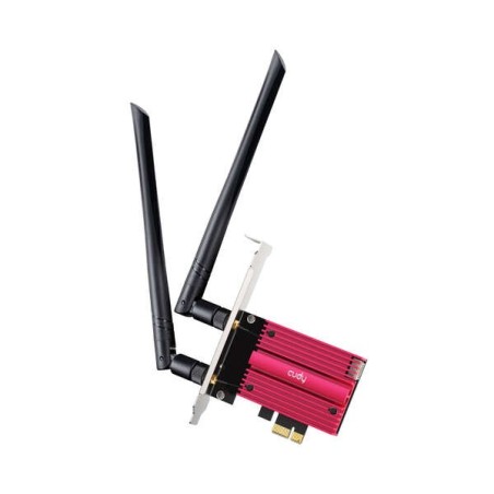 Cudy WE3000S Adaptador de Rede PCI-e AX5400 WiFi 6E Tri-Banda - Bluetooth 5.2 - 2 Antenas Externas
