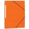 Mariola Chemise en Carton Simili Prespan avec Étiquette au Dos Folio 500gr/m2 - Dimensions 34x25cm - Fermeture par Élastique