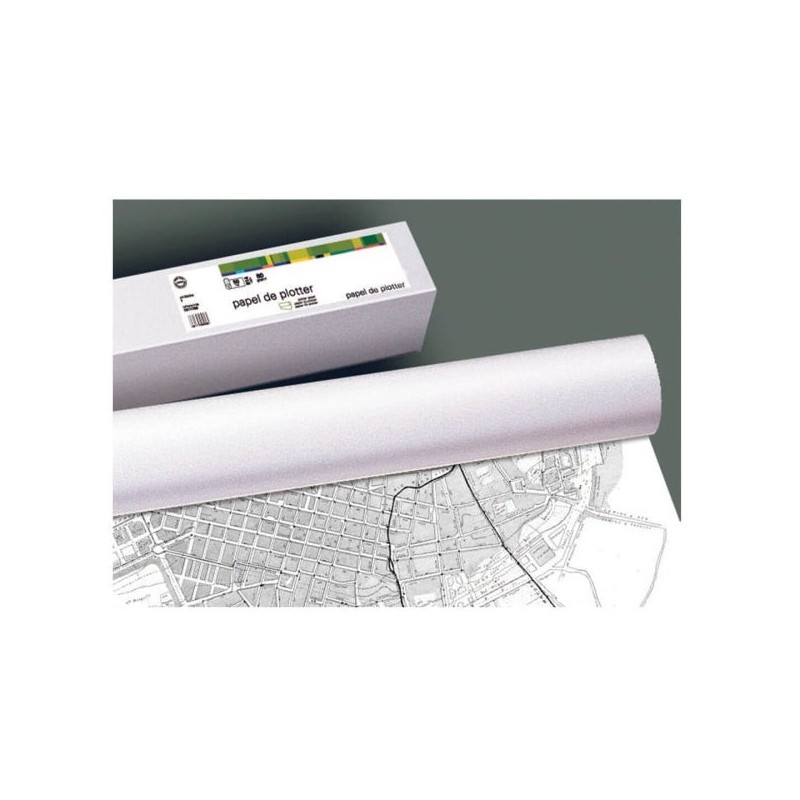 Fabrisa Plus Bobina de Papel para Plotter 90gr - Medidas 610mm x 50m