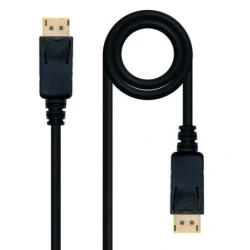 Nanocable Câble DisplayPort 1.2 DP/M-DP/M - Longueur 10m - Prend en Charge des Résolutions Vidéo jusqu'à 4K - Couleur Noir