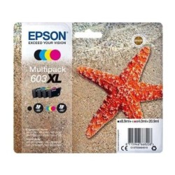 Epson 603XL Pack of 4 Original Ink Cartridges - C13T03A64010