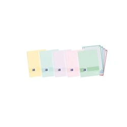 Oxford Live & Go A5+ Europeanbook - Plastic Cover - 120 Sheets - Assorted Colours