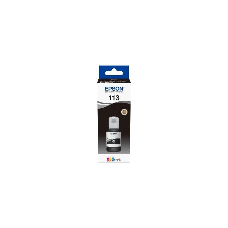 Epson 113 Black Original Pigmented Ink Bottle - C13T06B140