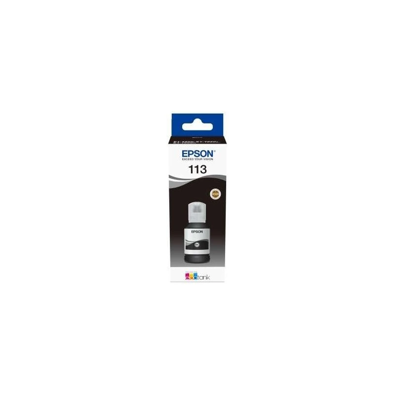 Frasco de tinta pigmentada original Epson 113 preta - C13T06B140