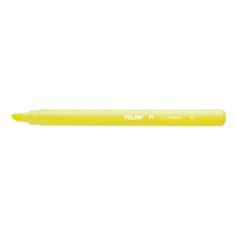 Milan Junior Marcador Fluorescente - Ponta Biselada 1 - 4mm - Cor Amarelo