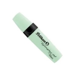 Pelikan Textmarker 490 Fluorescent Highlighter - Ergonomic - Water-Based - Chisel Tip with 3 Line Widths - Pastel Green