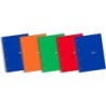 Enri Plus Spiral Notebook A4+ Format Squared 5x5mm - 120 Sheets + 40 Free Micro-perforated - Extra-Hard Cover - Assorted Colours