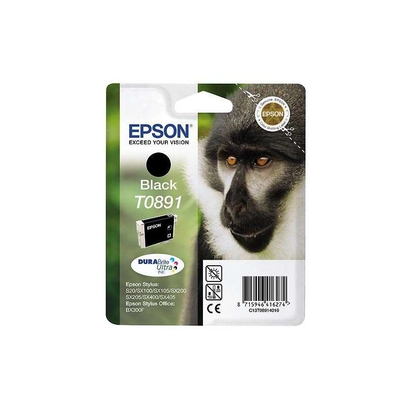 Epson T0891 Tinteiro Preto Original - C13T08914011