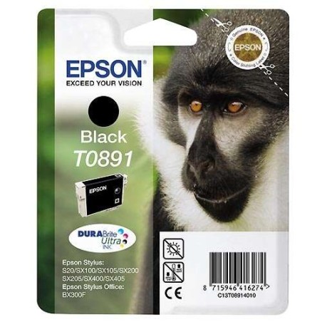 Epson T0891 Tinteiro Preto Original - C13T08914011
