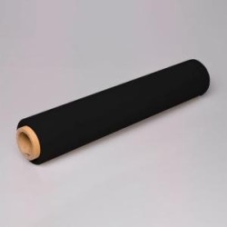 Fabrisa Bobine de Film Étirable avec Mandrin 23 Microns - Largeur 50cm, Longueur 115m - 2kg - Grande Résistance - Couleur Noir