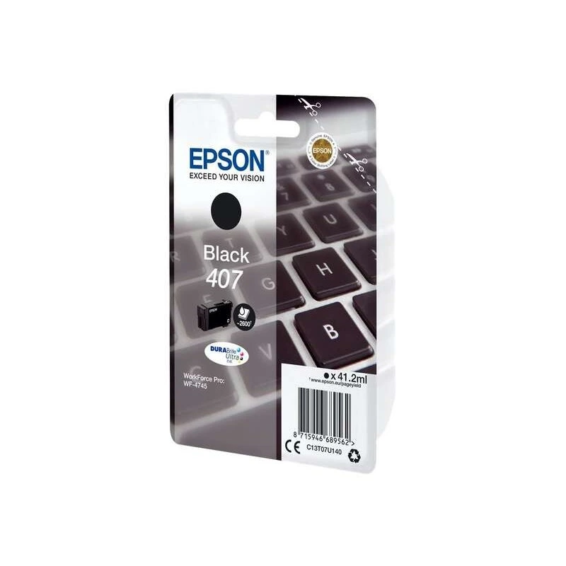 Epson 407 Tinteiro Preto Original - C13T07U140