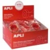 Apli Cinta Adhesiva Extra Clear 19mm x 33m - Resistente al Agua y a la Intemperie - Facil de Cortar con las Manos