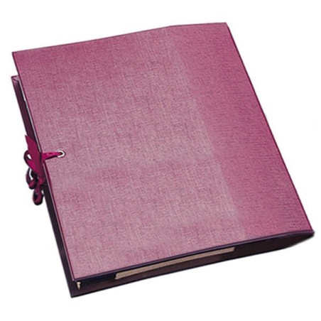 Dohe Accordion Filing Folder 20 Compartments A-Z and 1-31 - Folio Format - Covered Cardboard - Fabric Ribbon Closure - Burgundy