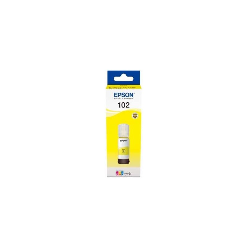 Epson 102 Amarillo Botella de Tinta Original - C13T03R440