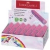 Faber-Castell Unicórnio Borracha sem PVC - Forma Triangular Ergonómica - Sem Resíduos - Apagamento Limpo e Fácil