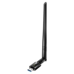 Cudy WU1400 Adaptador de Rede USB 3.0 AC1300 Wi-Fi Dupla Banda - Até 867Mbps em 5GHz - Antena de Alto Ganho