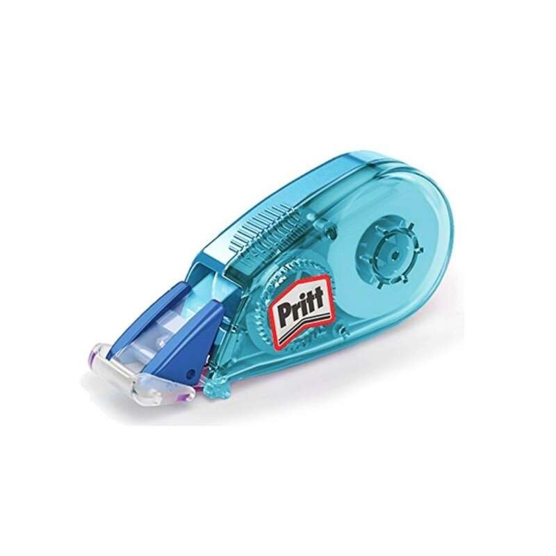 Pritt Micro Roller Cinta Correctora 5mm x 6m - Aplicacion Limpia - Preciso - Reciclable - Colores Azul, Verde y Rosa