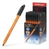 Erichkrause U-108 Classic Ballpoint Pen Orange - 0.7mm Ball Tip - 0.26mm Line Width - Vented Cap - Opaque Orange Barrel - Ultra