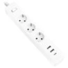Xiaomi 20W Power Strip with Switch - 3 Schuko Sockets - 2 USB C Ports 20W + 1 USB A - 20W Fast Charging - Flame Retardant