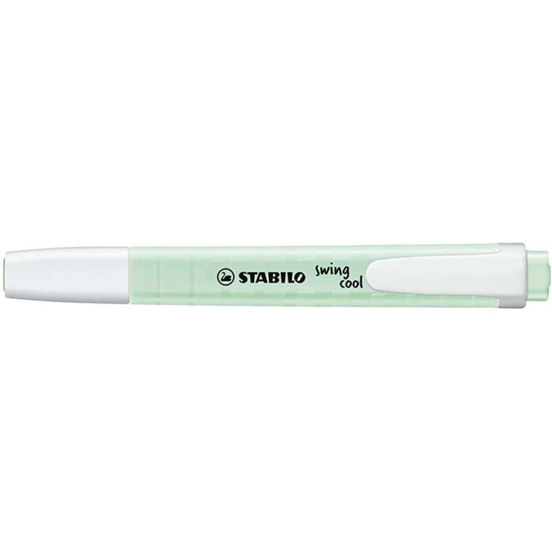 Stabilo Swing Cool Pastel Marcador Fluorescente - Corpo Plano - Ponta Biselada - Traço entre 1 e 4mm - Tinta com Base de Água