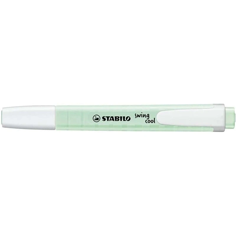 Stabilo Swing Cool Pastel Marcador Fluorescente - Corpo Plano - Ponta Biselada - Traço entre 1 e 4mm - Tinta com Base de Água