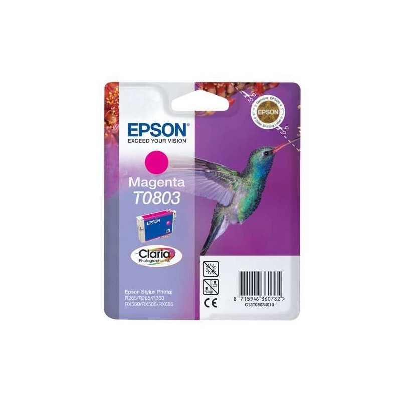 Epson T0803 Tinteiro Magenta Original - C13T08034011