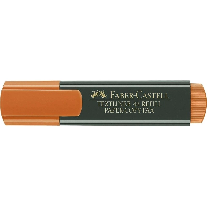 Faber-Castell Surligneur Fluorescent Textliner 48 - Pointe Biseautée - Tracé entre 1.2mm et 5mm - Encre à Base d'Eau - Couleur