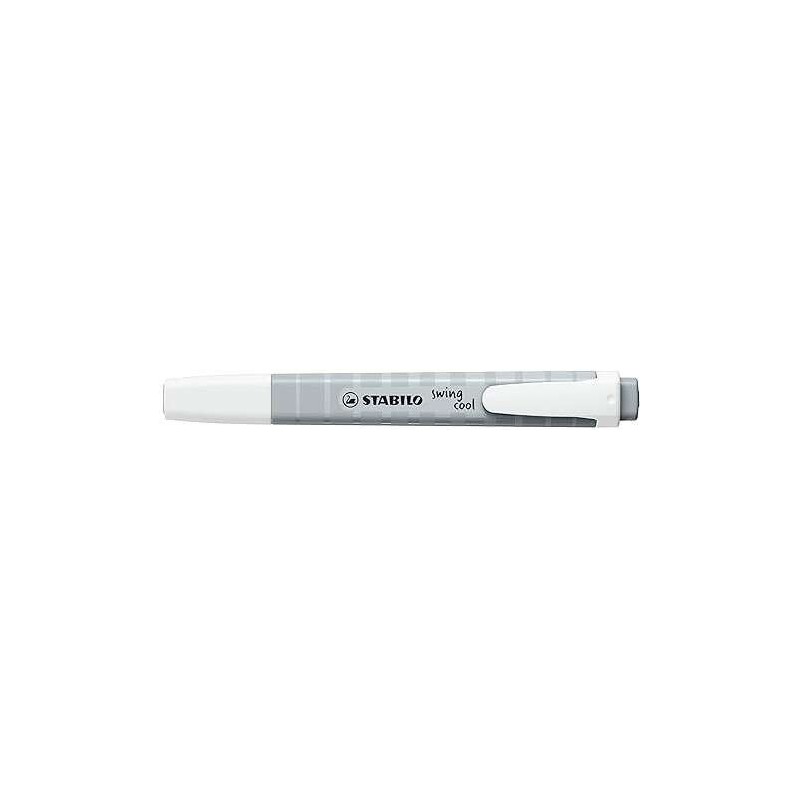 Stabilo Swing Cool Pastel Highlighter - Flat Body - Chisel Tip - Line Width between 1 and 4mm - Water-Based Ink - Anti-Dry-Out