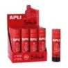 Apli Bâton de Colle 40g - Séchage Instantané - Ne Froisse ni n'Humidifie le Papier - Non Toxique - Convient à l'Usage Scolaire