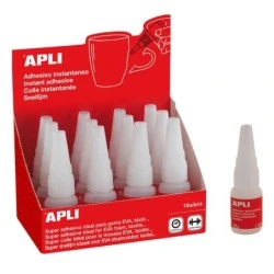 Apli Supercola Instantânea 10g - Secagem Rápida - Fórmula Resistente - Transparente