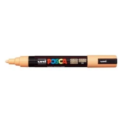 Posca PC-5M Paint Marker - Bullet Tip 1.8-2.5mm - Water-Based Ink - Light Resistant - Non-Permanent - Light Orange