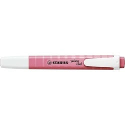 Stabilo Swing Cool Pastel Marcador Fluorescente - Cuerpo Plano - Punta Biselada - Trazo entre 1 y 4mm - Tinta con Base de Agua