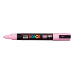 Posca PC-5M Paint Marker - Bullet Tip 1.8-2.5mm - Water-Based Ink - Light Resistant - Light Pink