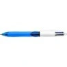 Bic 4 Colours Grip Boligrafo de Bola Retractil con Grip - Punta Media de 1mm - Trazo de 0.4mm - Tinta con Base de Aceite