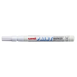 Uni-ball PX-21 Marcador de Pintura - Punta Acrilica de Bala 0.8-1.2mm - Cuerpo de Aluminio - Tinta Resistente a Luz y Agua